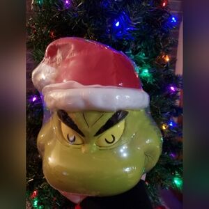 Grinch Cookie Jar Canister New